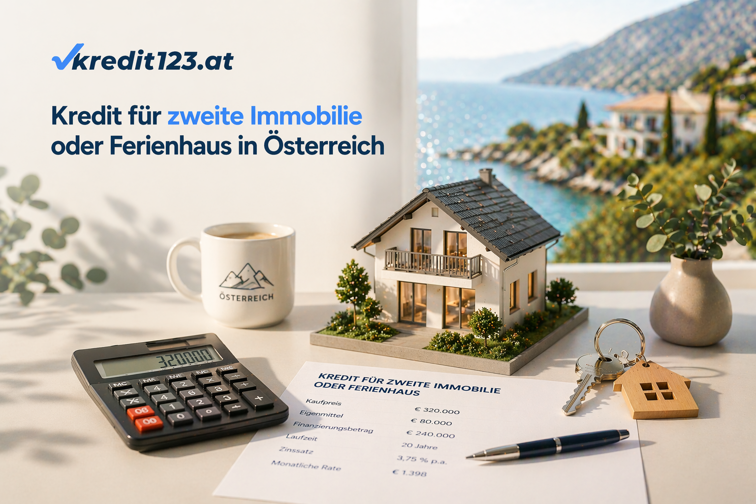 Kredit zweite Immobilie Österreich: Tipps, Kosten, Finanzierung. Eigenheimfinanzierung.