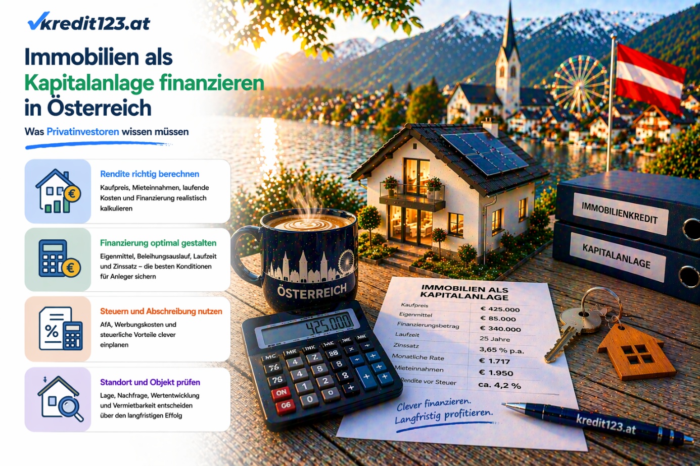 Immobilien als Kapitalanlage finanzieren Österreich