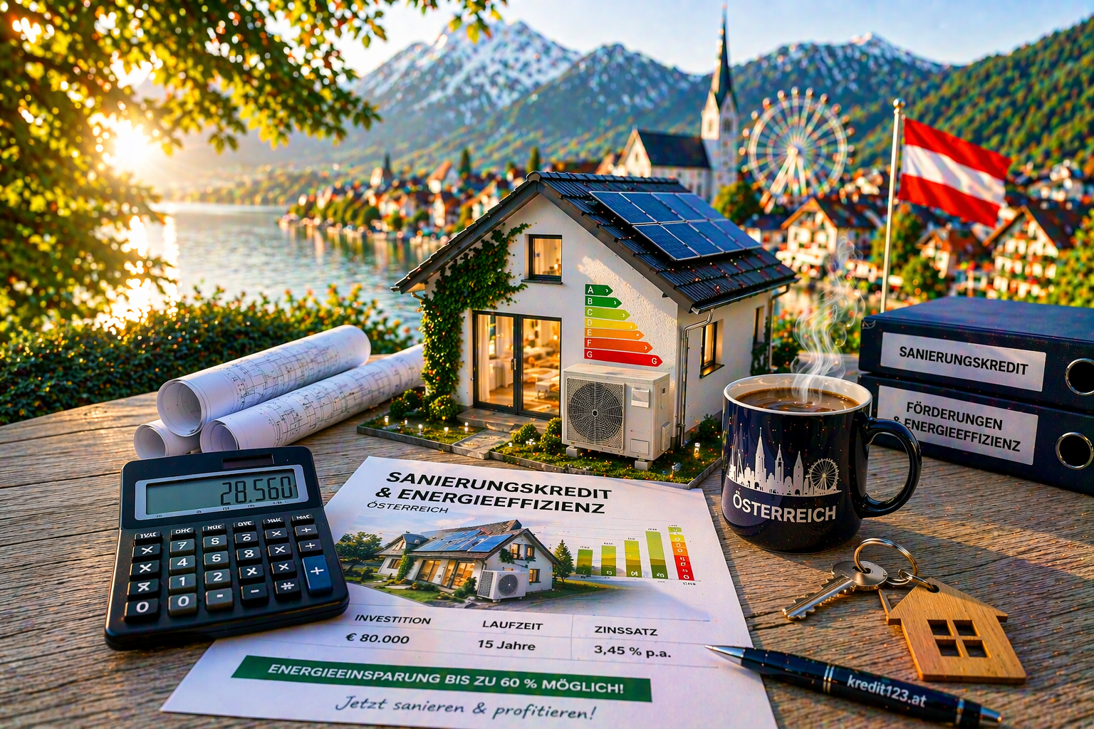 Sanierungskredit Österreich 2026: Zinsen, Förderungen, Tipps für Immobilienfinanzierung.