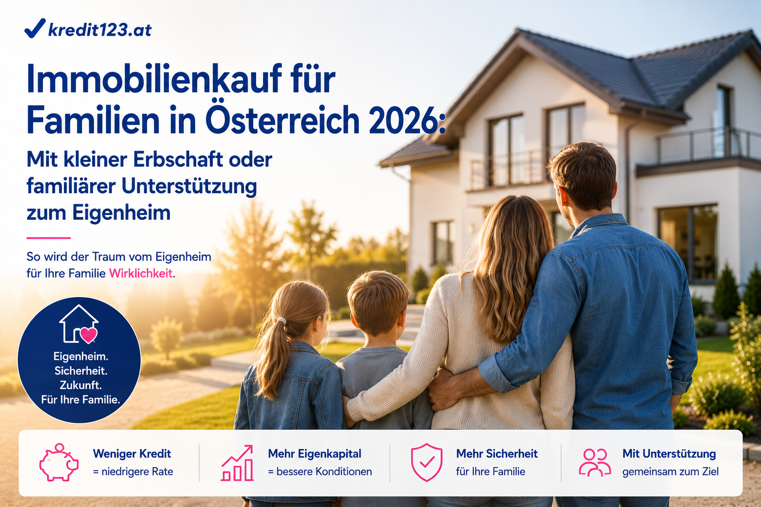 Familienhaus Österreich 2026: Erbschaft für Immobilienkauf nutzen, Finanzierung.